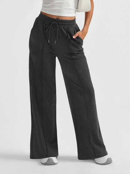 AUTOMET Women's Wide Leg Sweatpants, High Waisted Baggy Pants