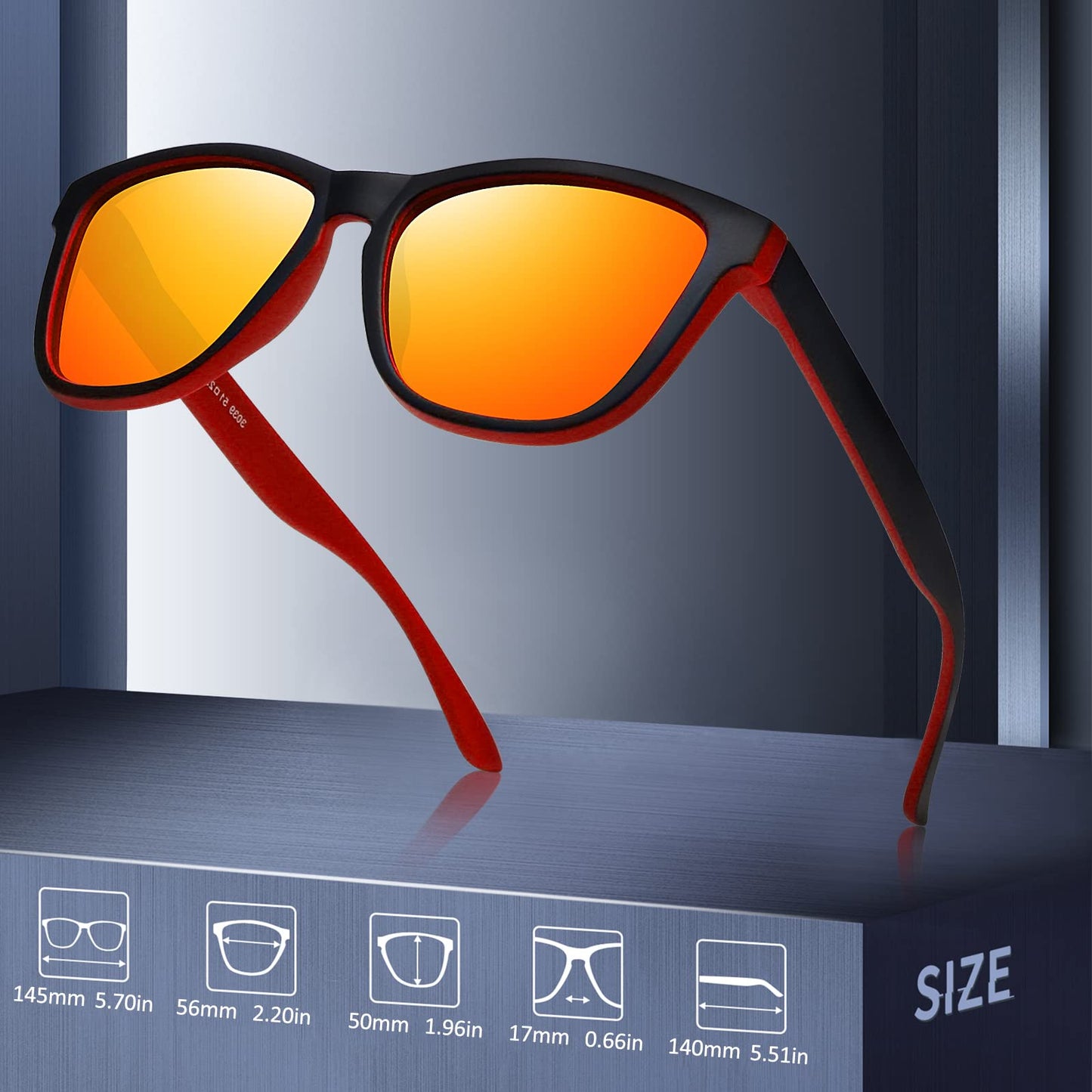 MEETSUN Polarized Sunglasses-Classic Retro Designer Style