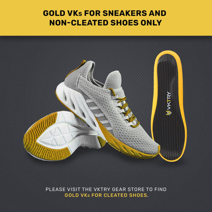 VKTRY Gold Carbon Fiber Performance Insoles –Customized Inserts