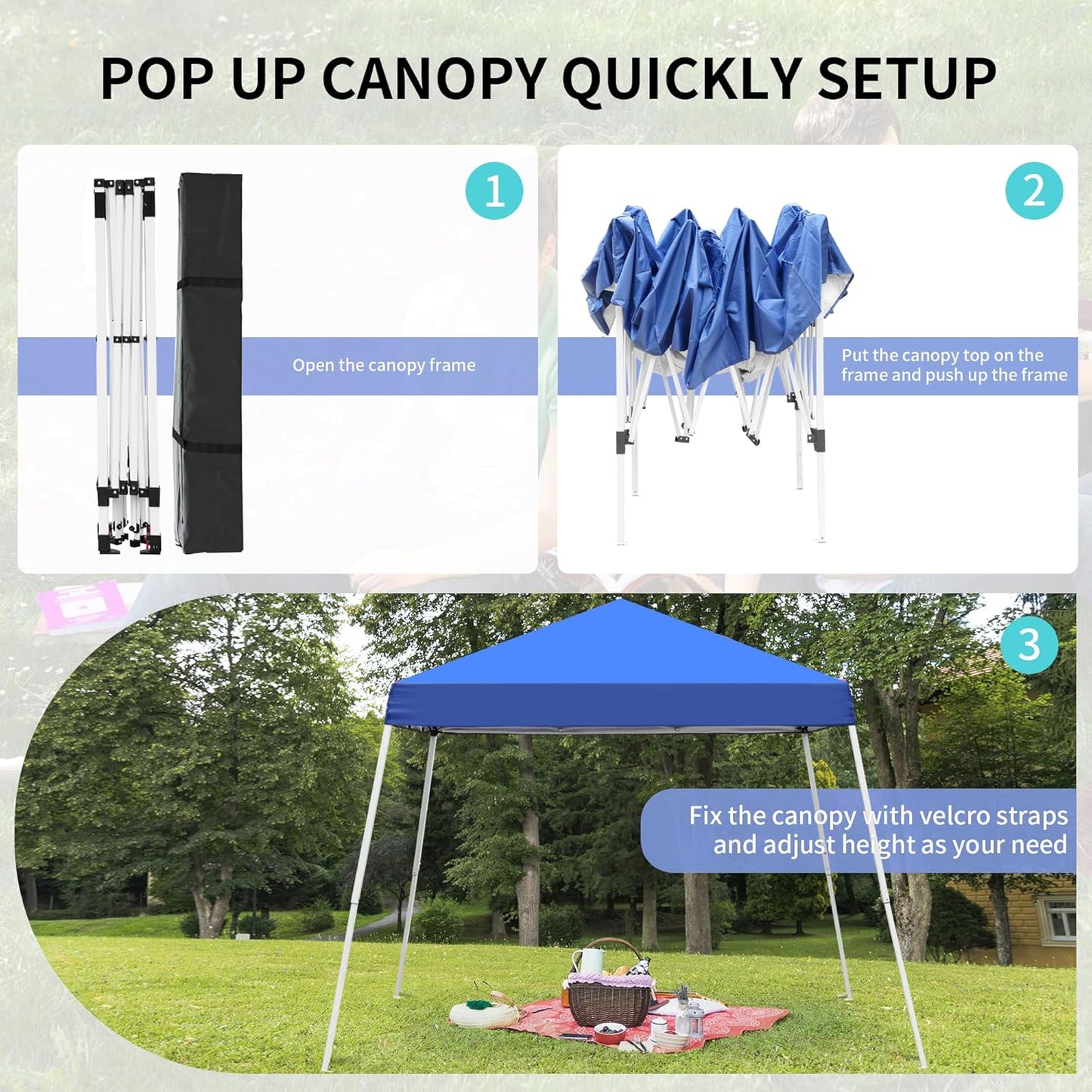 10X10 FT Pop Up Canopy Instant Tent
