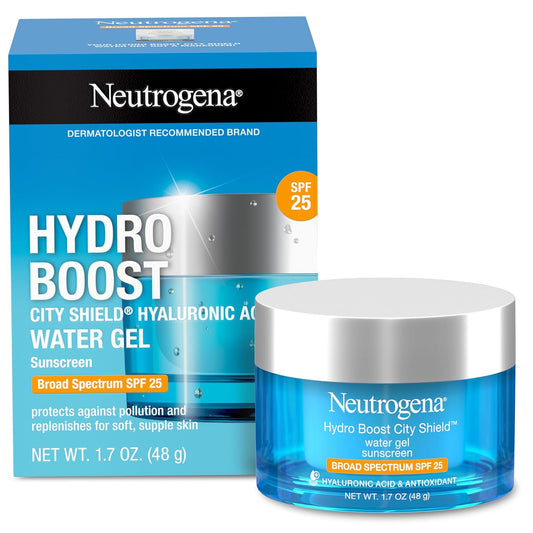Neutrogena Hydro Boost Face Moisturizer with SPF 25, Hydrating Facial Sunscreen, 1.7 oz