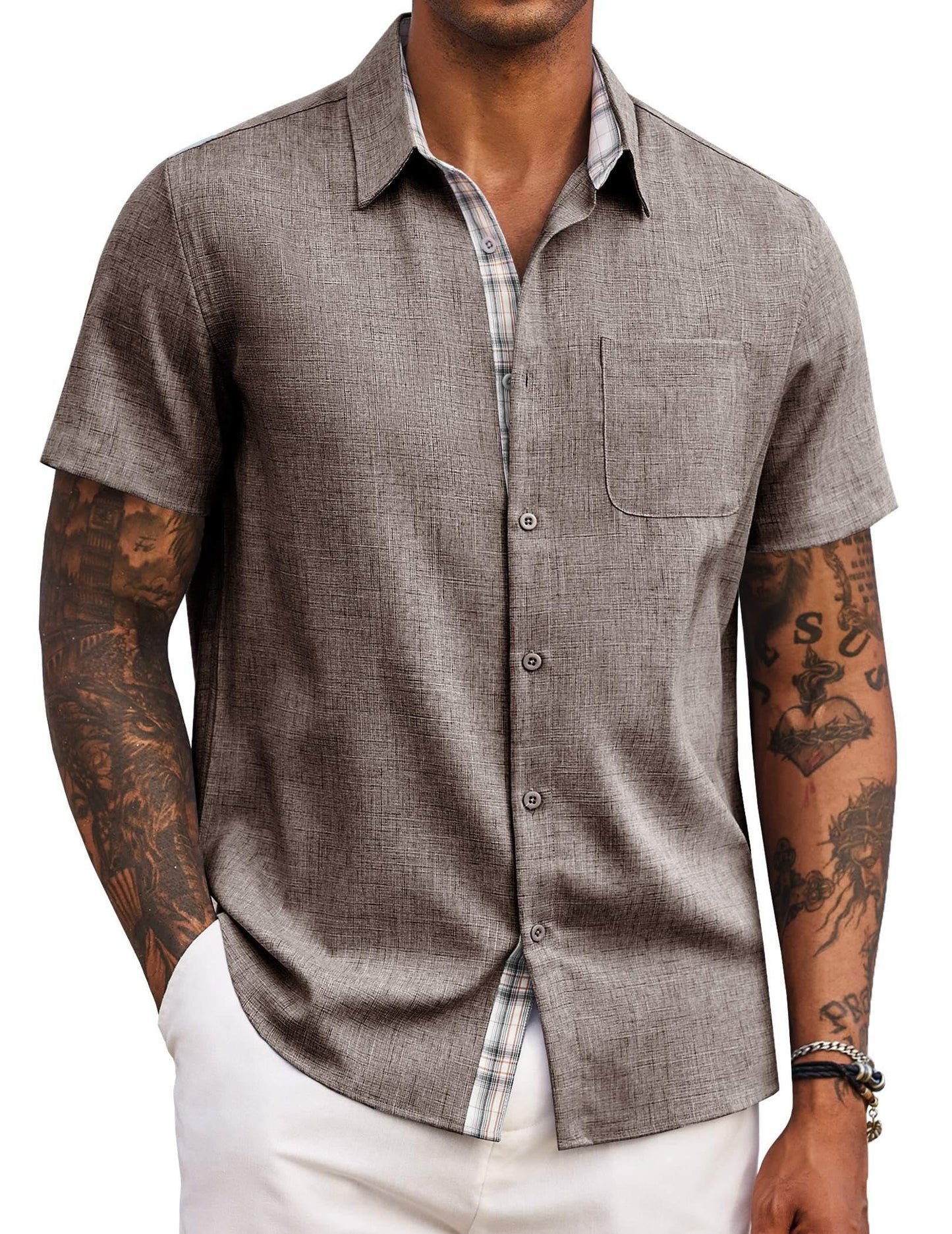 COOFANDY Men's Button Down Shirts
