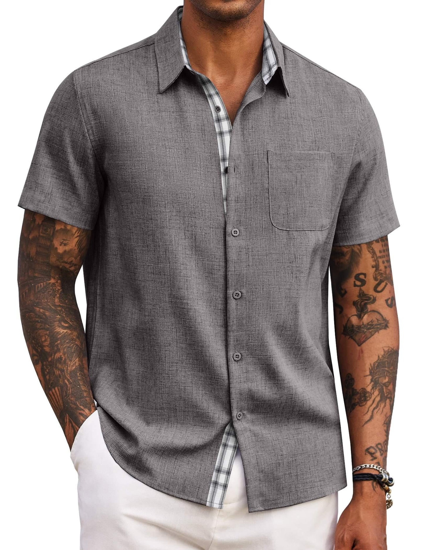 COOFANDY Men's Button Down Shirts