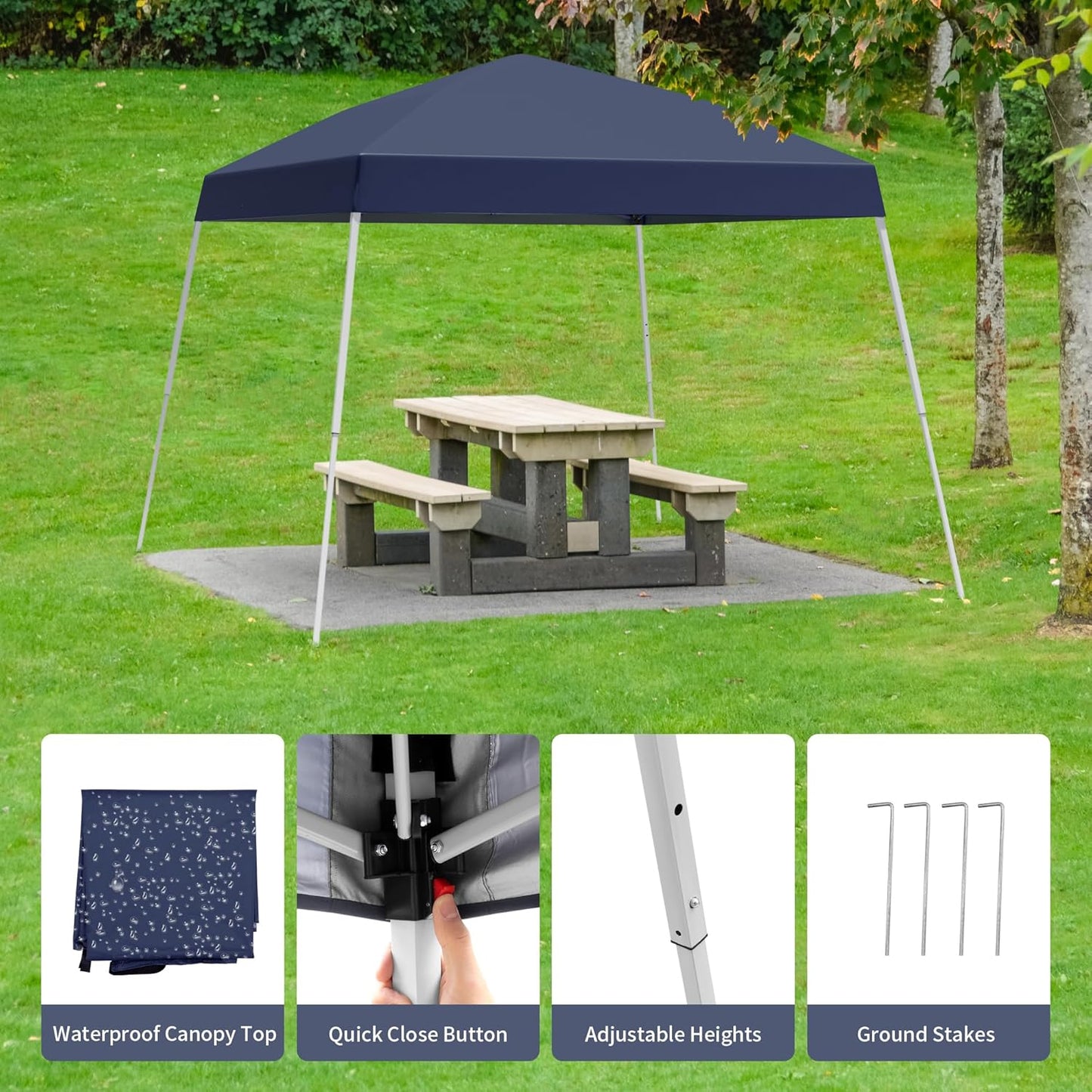 10X10 FT Pop Up Canopy Instant Tent